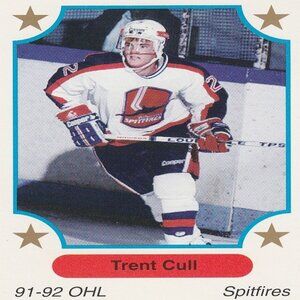Trent Cull - 1991 7th Inning Sketch "Tomorrow's Stars Today" Hockey Card
